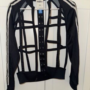 Adidas Black Cage-Style Jacket